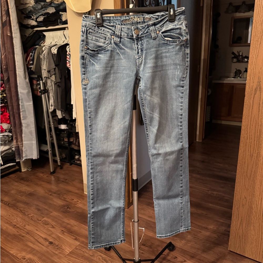 Adiktd Light Blue Boot Cut Jeans